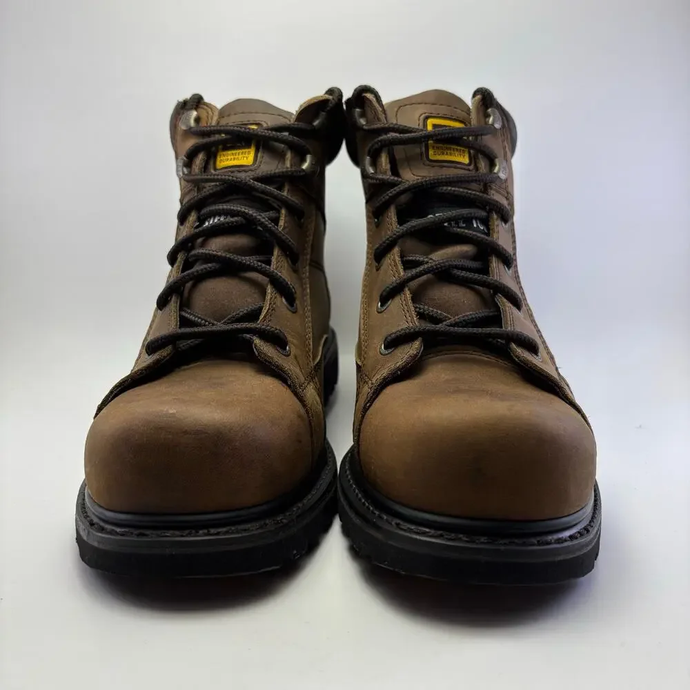 CATERPILLAR “Whiston 6” Steel Toe Boots Big Kids Size 9Y